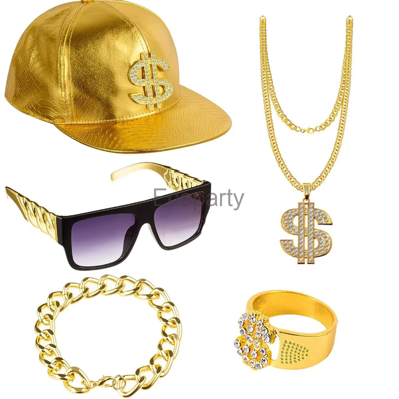 Men'S Accessories In The 90S - Conjunto de acessórios de fantasia de
