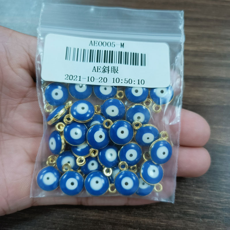 Men Accessories Evil Eye - 100 peças de pingentes de olho