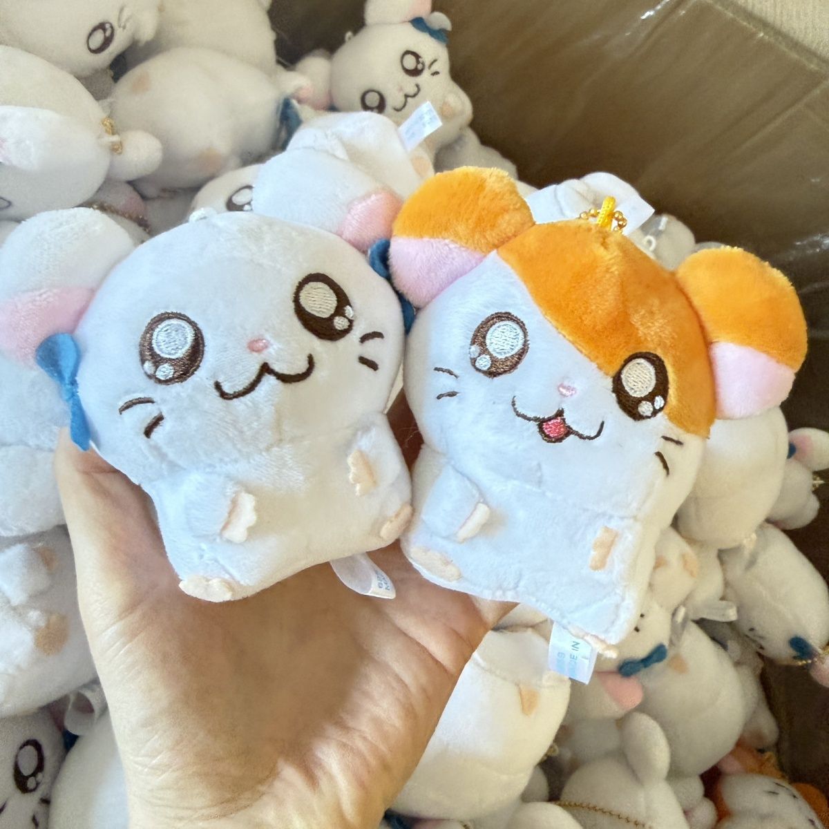 Men Keychain Accessories - Chaveiro de Pelúcia Fofo Hamtaro Bijou