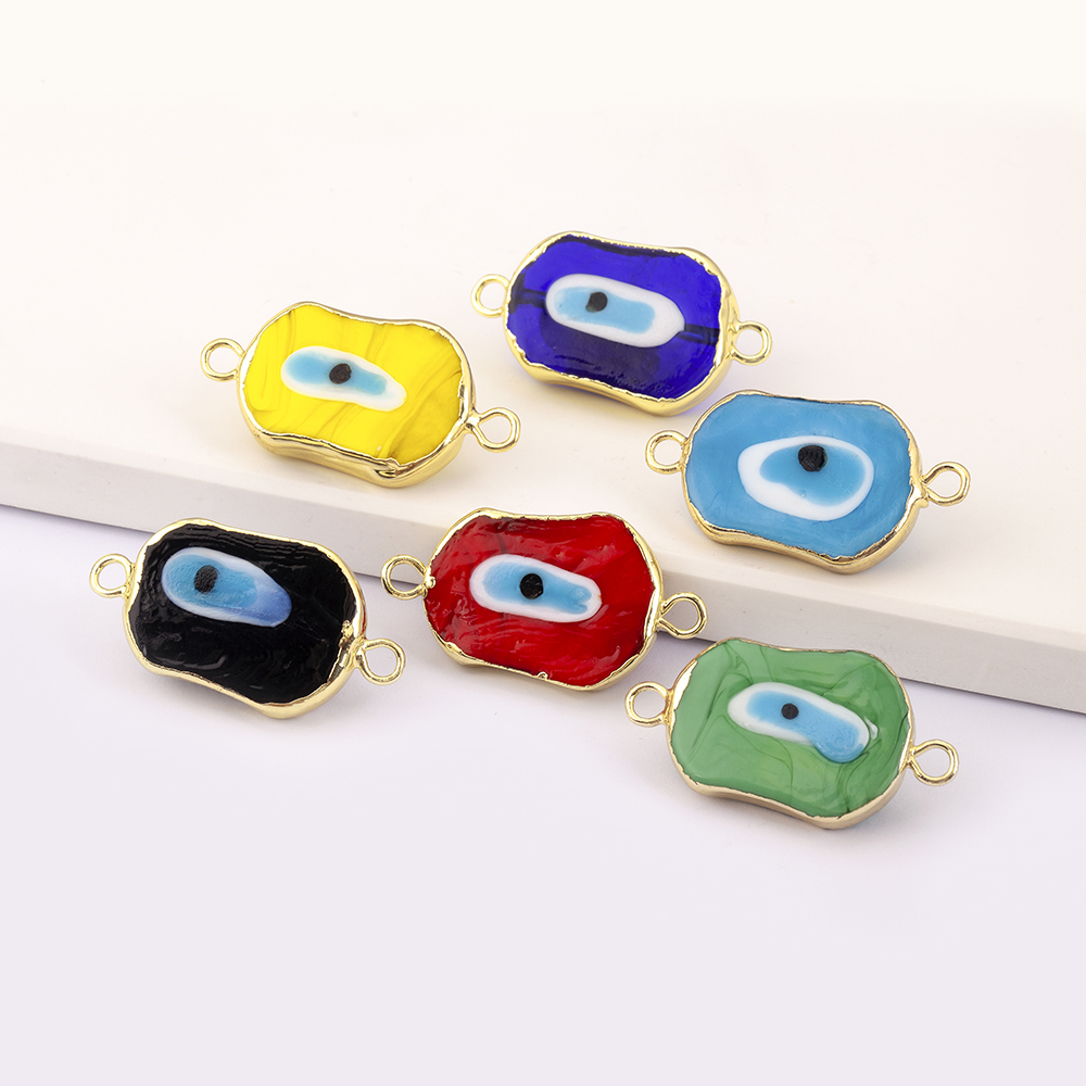 Men Accessories Evil Eye - Pingente de Olho Grego Colorido em