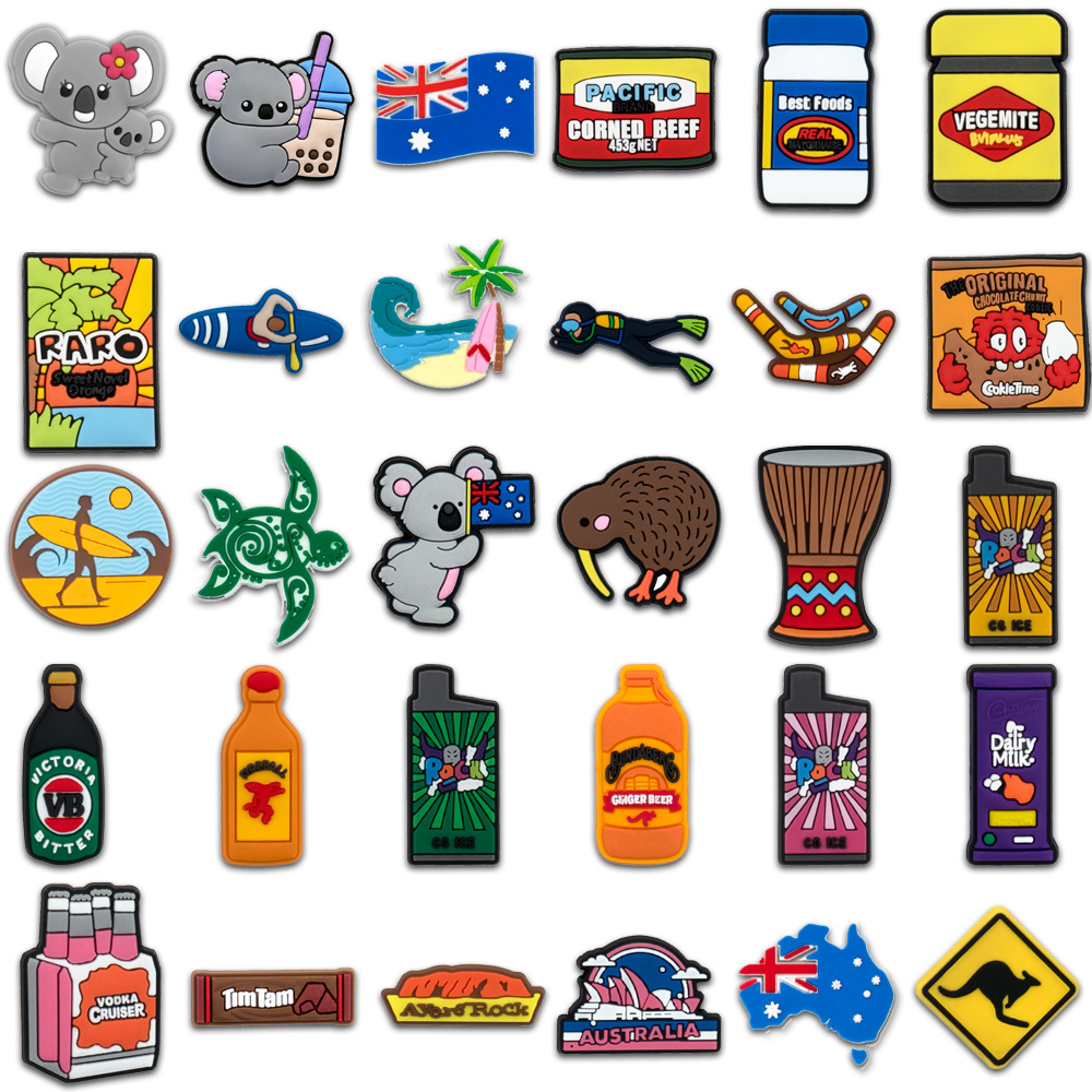 Men'S Accessories Australia - 1 pçs pvc estilo austrália sapato