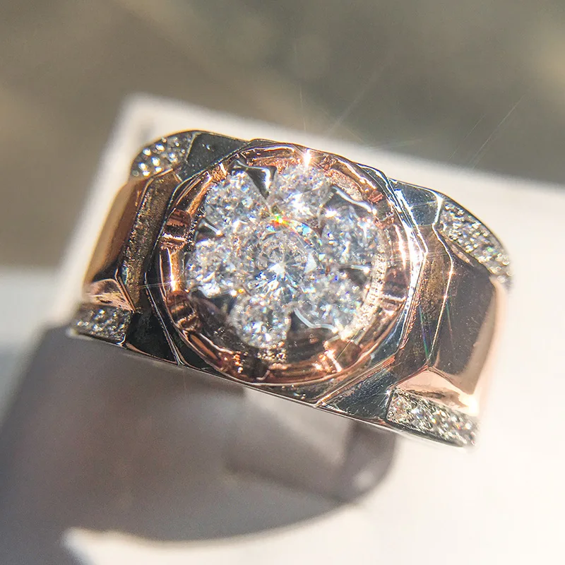Men Accessories Elegant - Luxo cheio de cristal grande pedra