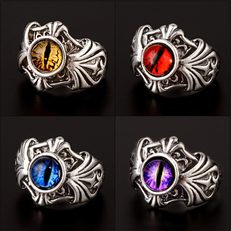Men Accessories Evil Eye - Retro Vines Anel de Olho Mau