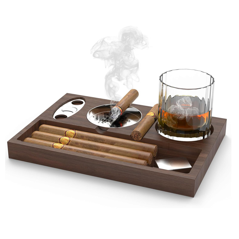 Men'S Accessories Tray - Cinzeiro destacável com cortador de charuto