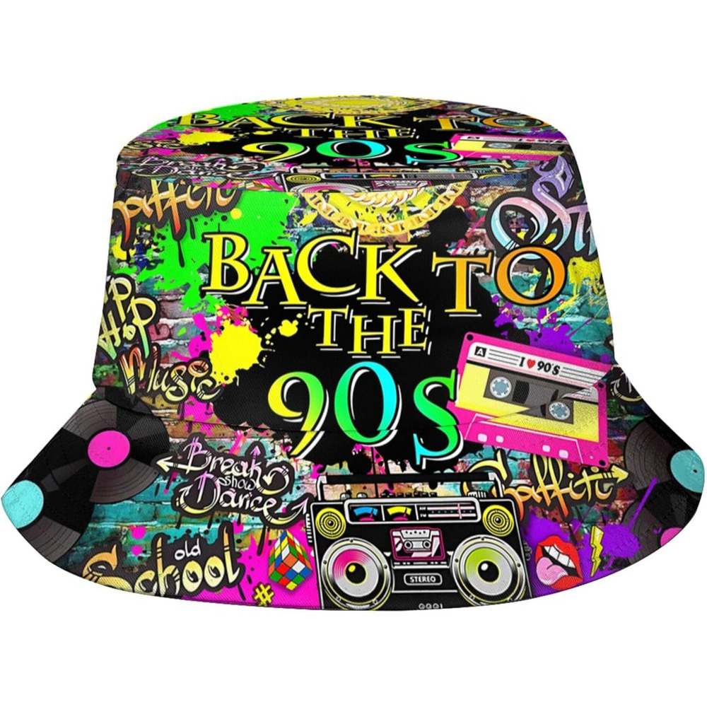 Men'S Accessories In The 90S - Chapéu de Pescador Retrô Fashion Anos