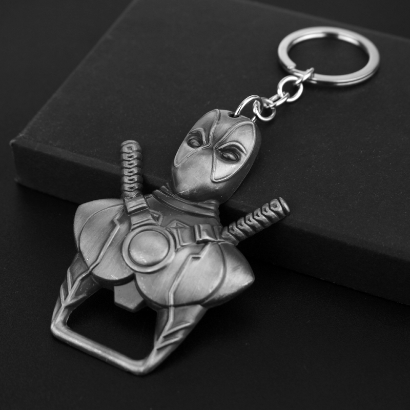 Men Keychain Accessories - Chaveiro Deadpool Personalizado e Moderno, Abridor