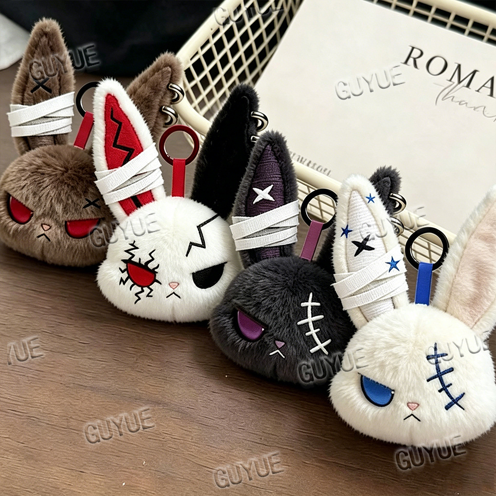 Men Keychain Accessories - Chaveiro Kawaii de Pelúcia de Coelho