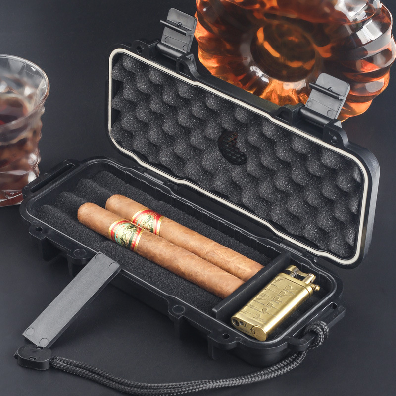 Men Accessories Gadgets - Umidificador de charutos portátil com umidificador,