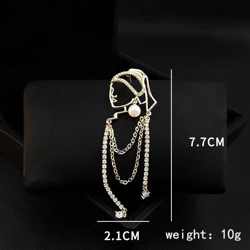 Men'S Accessories High End - Novo Broche de Ouro e Prata