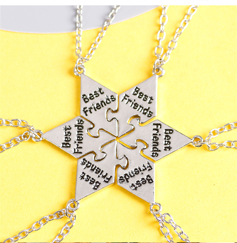 Men'S Accessories Best - 6 pçs/set melhor amigo colar criativo