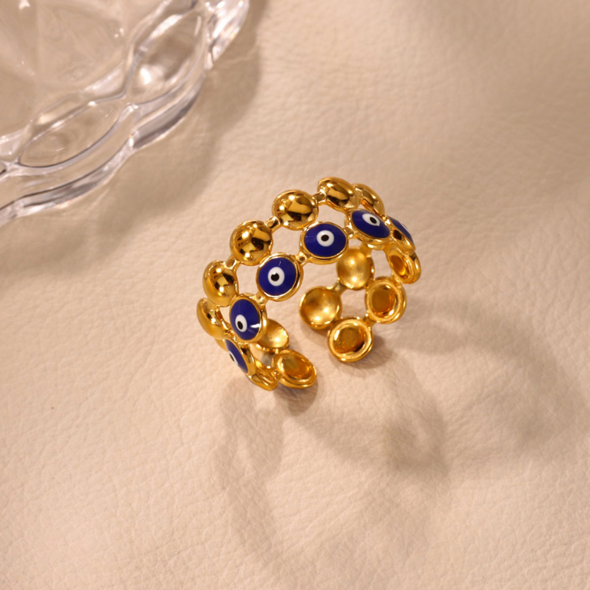 Anéis vintage turco azul mau o - Men Accessories Evil Eye avaliação e preço