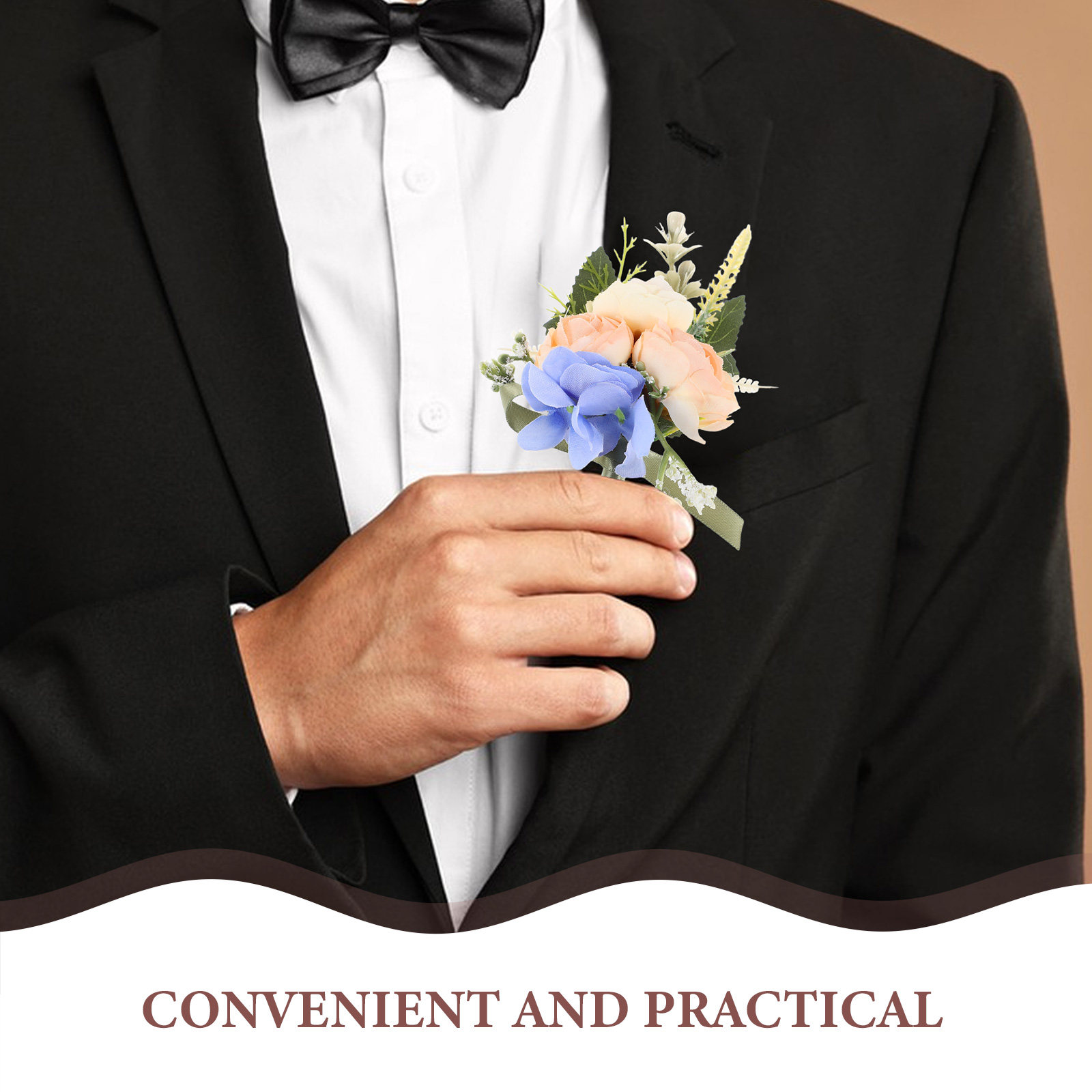 Flor de Lapela Artificial para - Men Accessories Elegant avaliação e preço