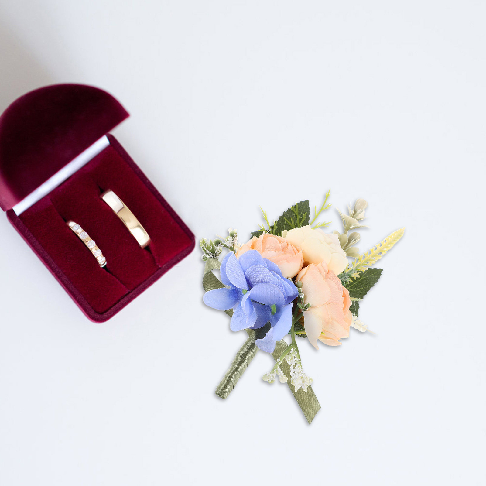 Flor de Lapela Artificial para - Men Accessories Elegant avaliação e preço