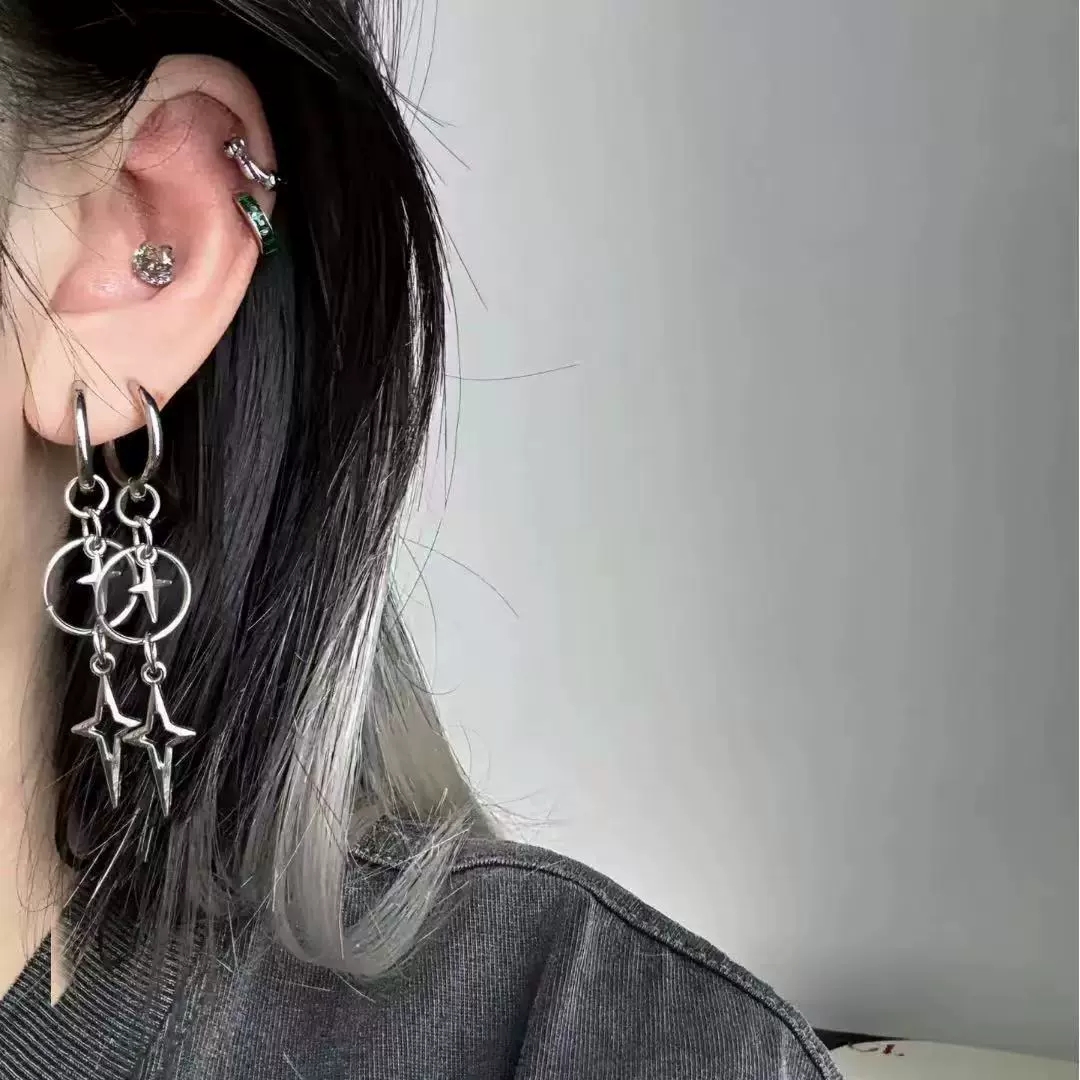 Personalizado punk cruz estrel - Men'S Accessories In The 90S avaliação e preço