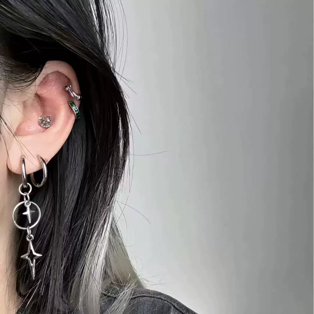 Personalizado punk cruz estrel - Men'S Accessories In The 90S avaliação e preço