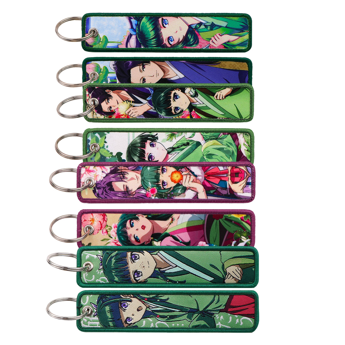 1 peça de chaveiro bordado com - Men Keychain Accessories avaliação e preço