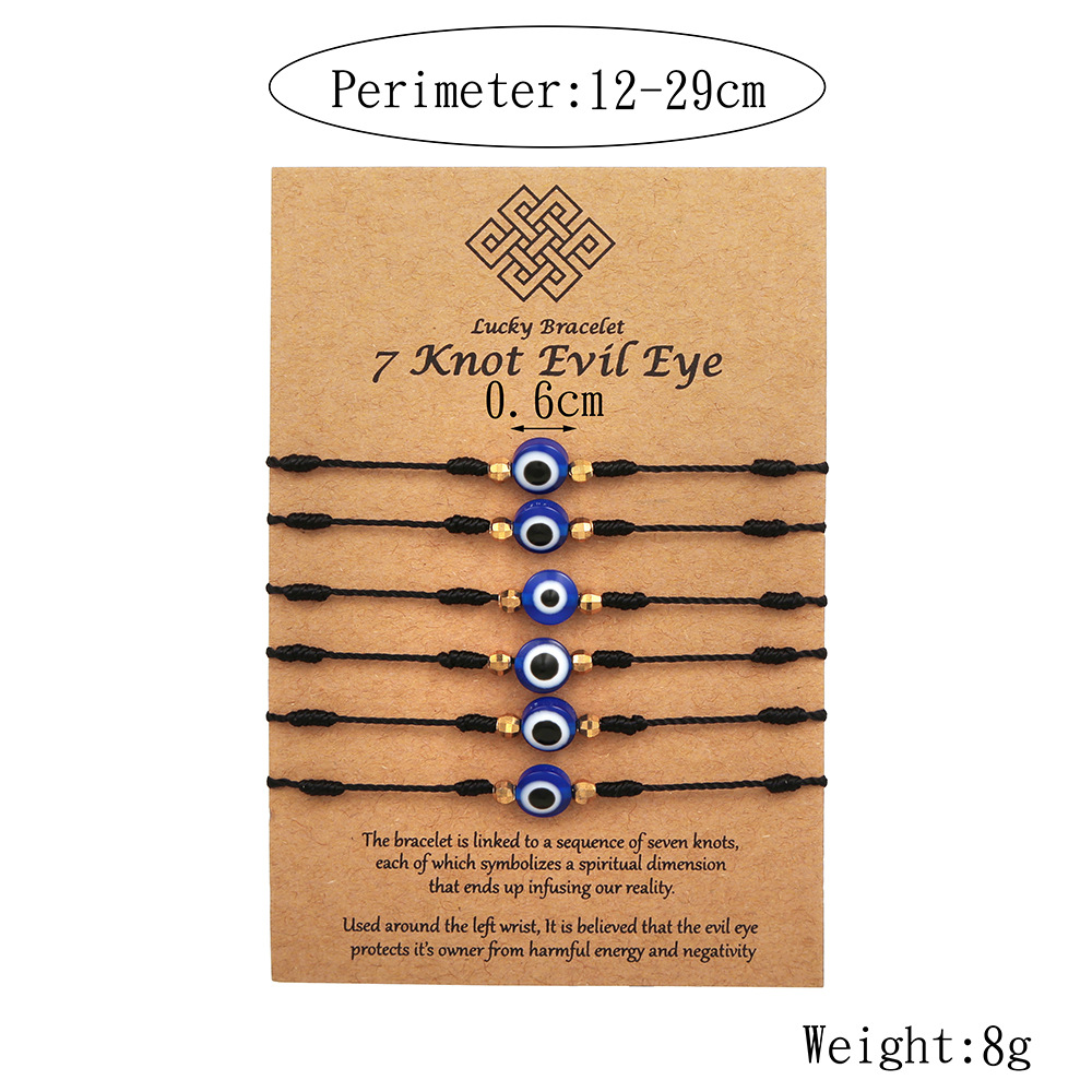 Conjunto de pulseiras de mau o - Men Accessories Evil Eye avaliação e preço