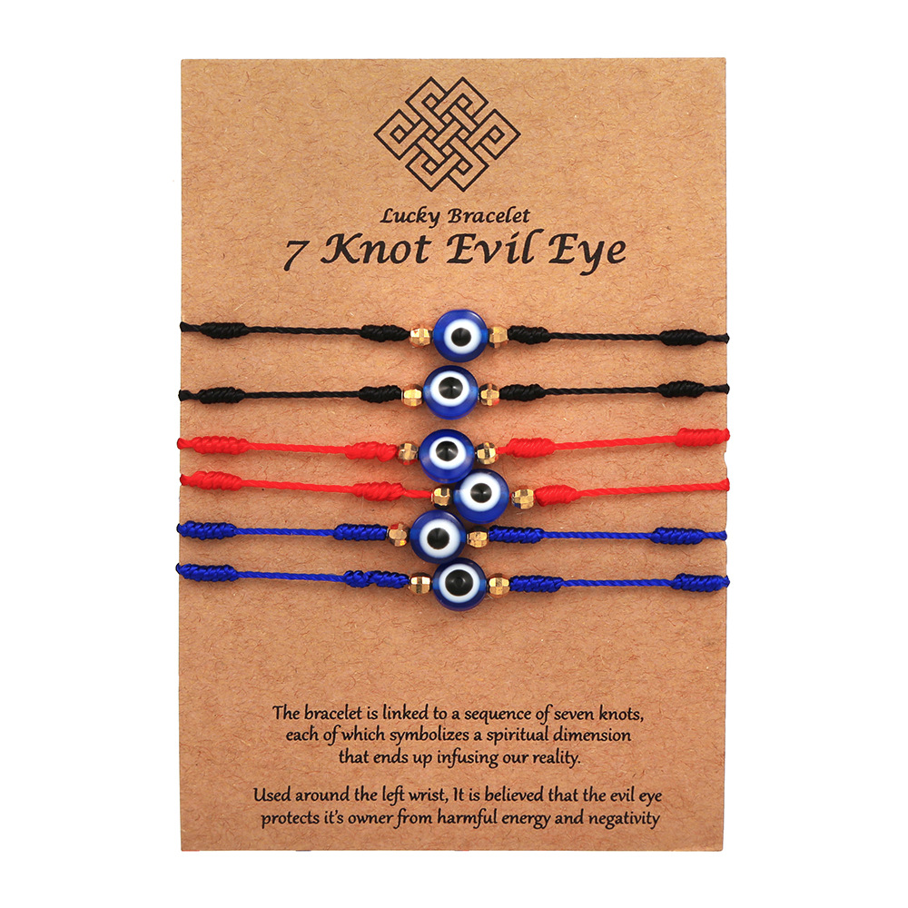 Conjunto de pulseiras de mau o - Men Accessories Evil Eye avaliação e preço