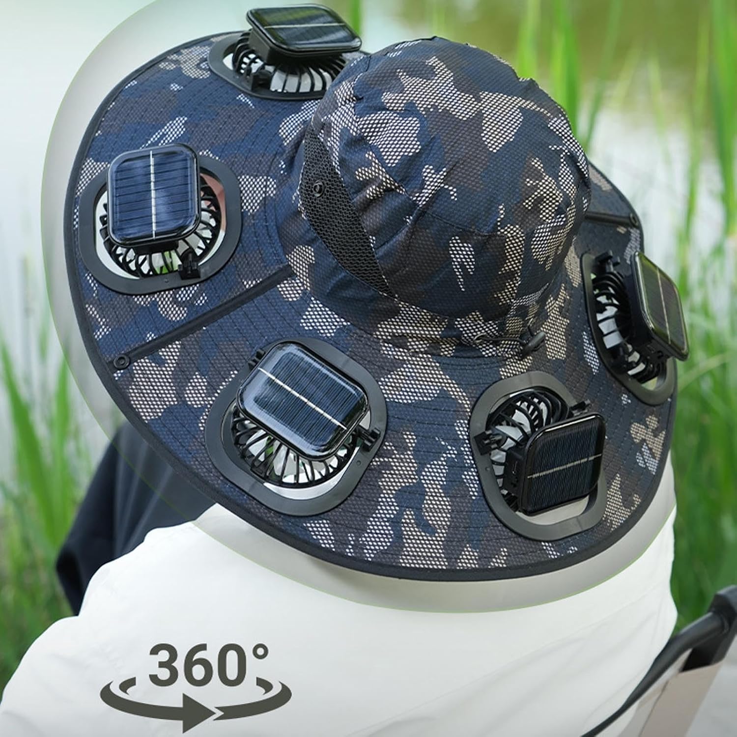 Chapéu Solar com 6 Ventiladore - Men Accessories H&M avaliação e preço