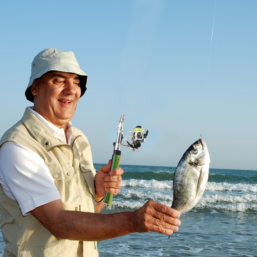 Vara de Pesca Portátil em Form - Men Accessories Combo Gift avaliação e preço