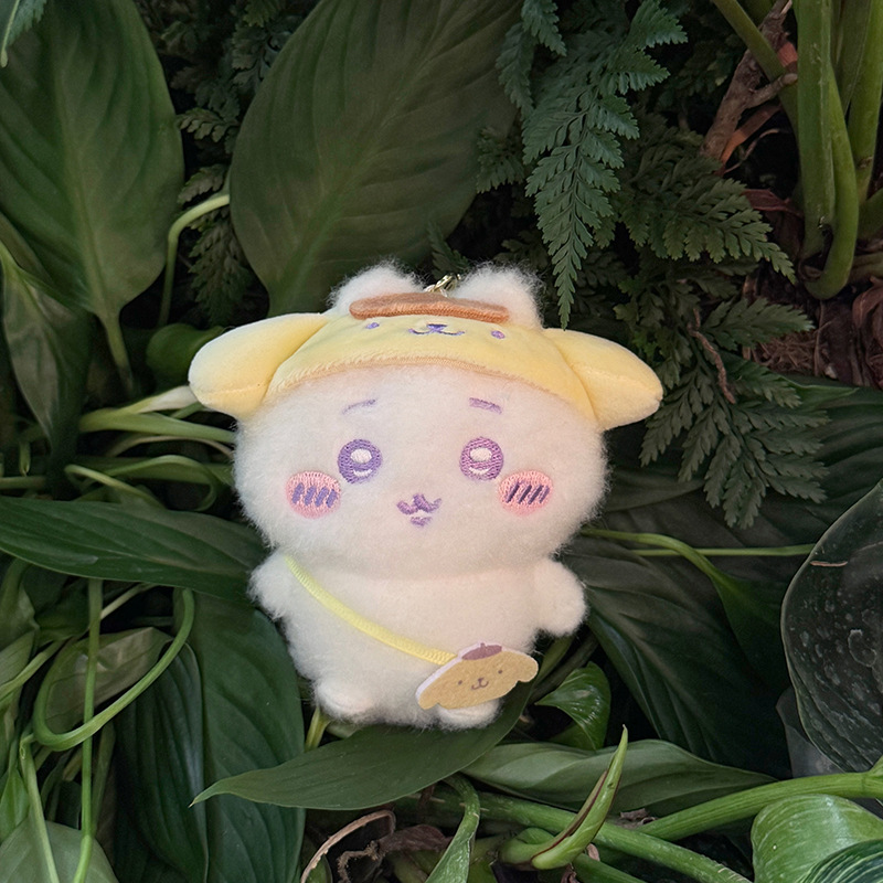 Chaveiro de Pelúcia Kawaii par - Men Keychain Accessories avaliação e preço