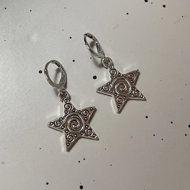Vintage goth prata cor espiral - Men'S Accessories In The 90S avaliação e preço