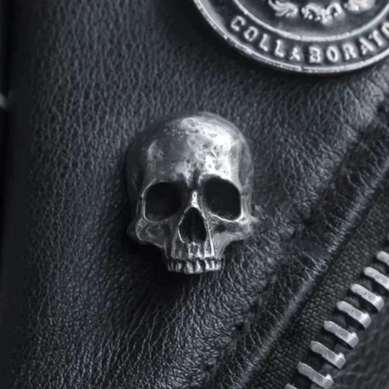 Broche de Caveira Retrô Hip-ho - Men'S Accessories High End avaliação e preço
