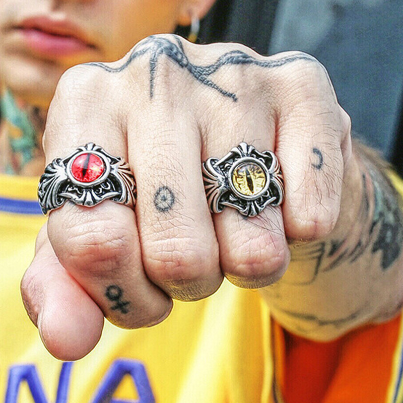 Retro Vines Anel de Olho Mau p - Men Accessories Evil Eye avaliação e preço