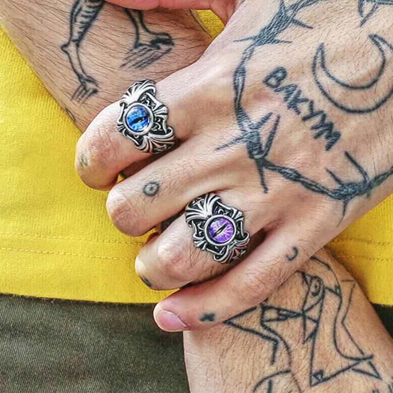 Retro Vines Anel de Olho Mau p - Men Accessories Evil Eye avaliação e preço