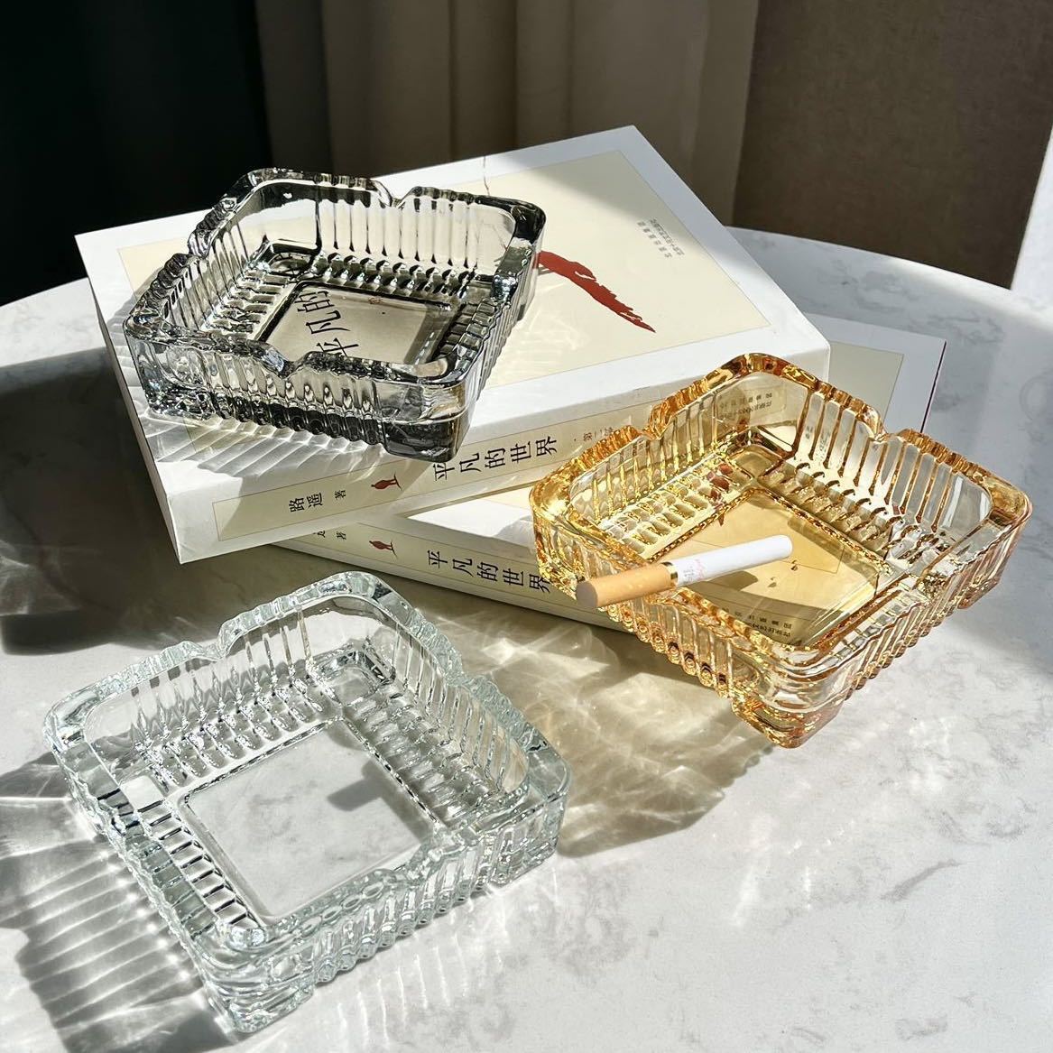 Cinzeiro de Vidro Transparente - Men'S Accessories Tray avaliação e preço