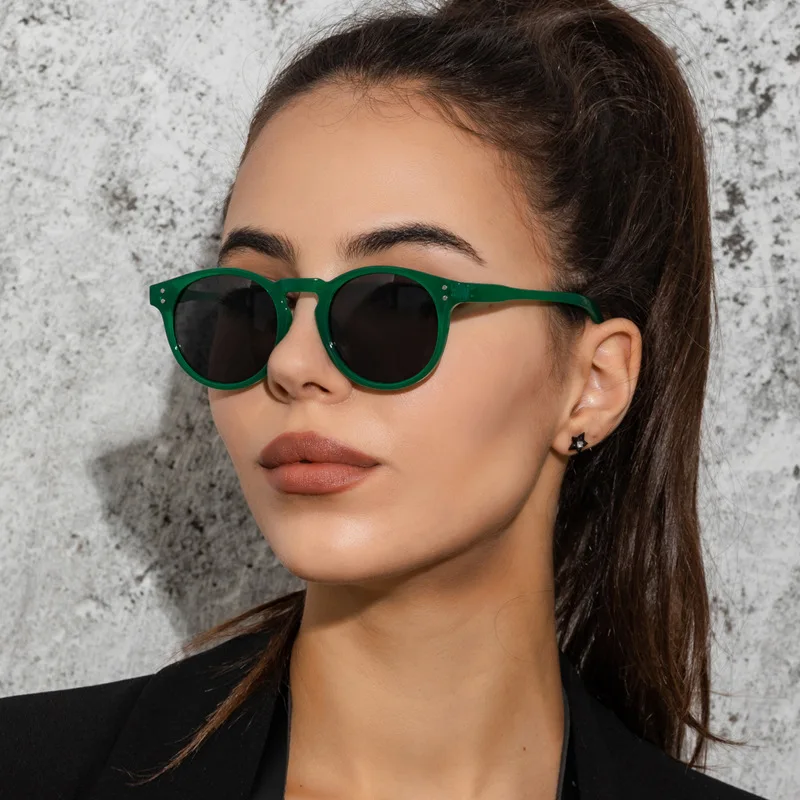Moda rebite verde redondo ócul - Men'S Accessories In The 90S avaliação e preço