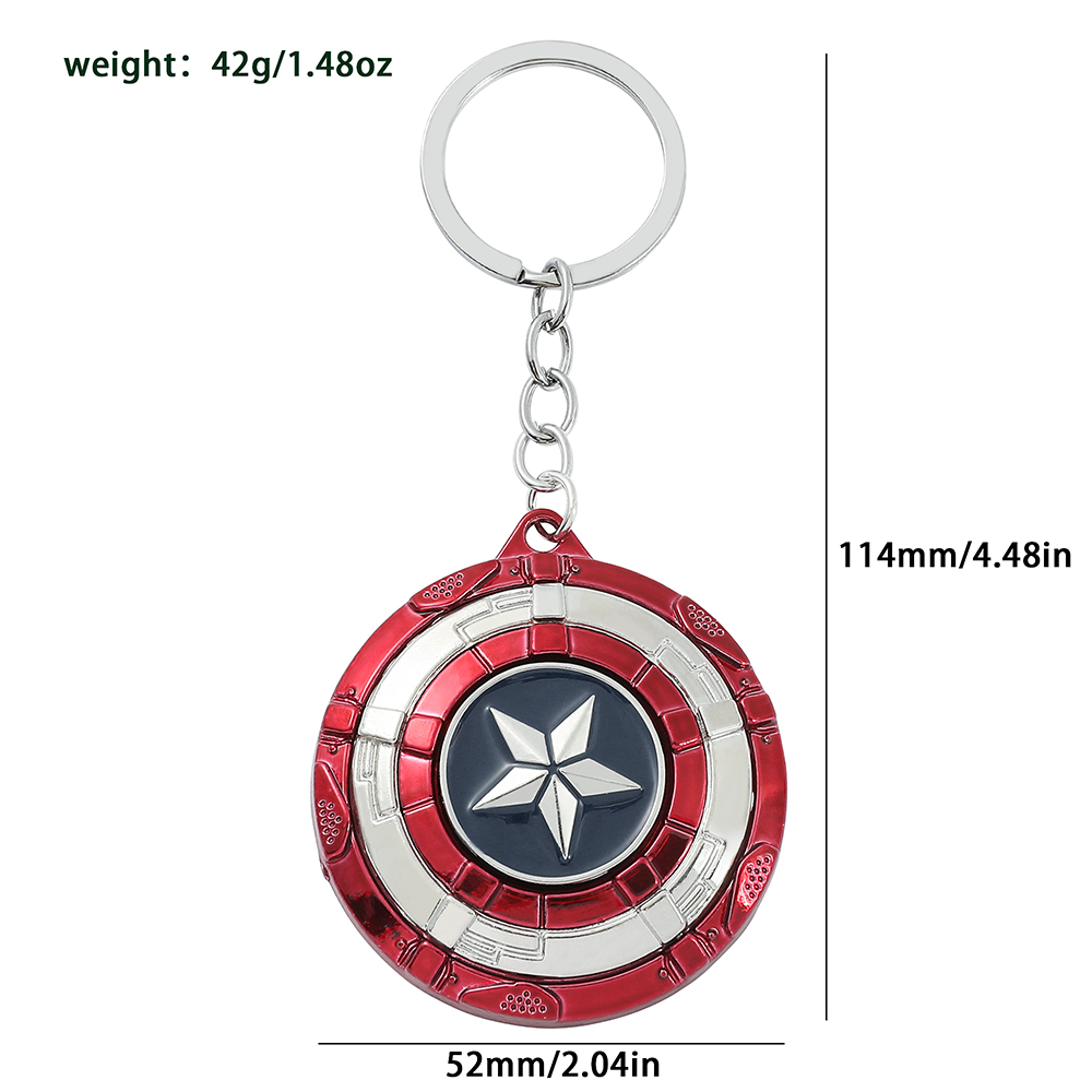Chaveiro com Escudo do Capitão - Men Keychain Accessories avaliação e preço