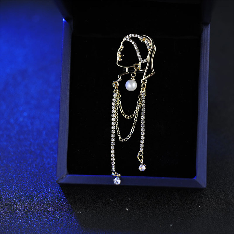 Novo Broche de Ouro e Prata pa - Men'S Accessories High End avaliação e preço