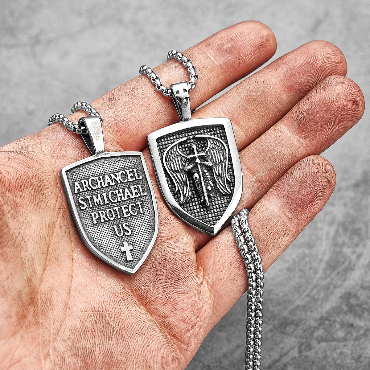 Arcanjo São Miguel Pingentes d - Men'S Accessories Best avaliação e preço