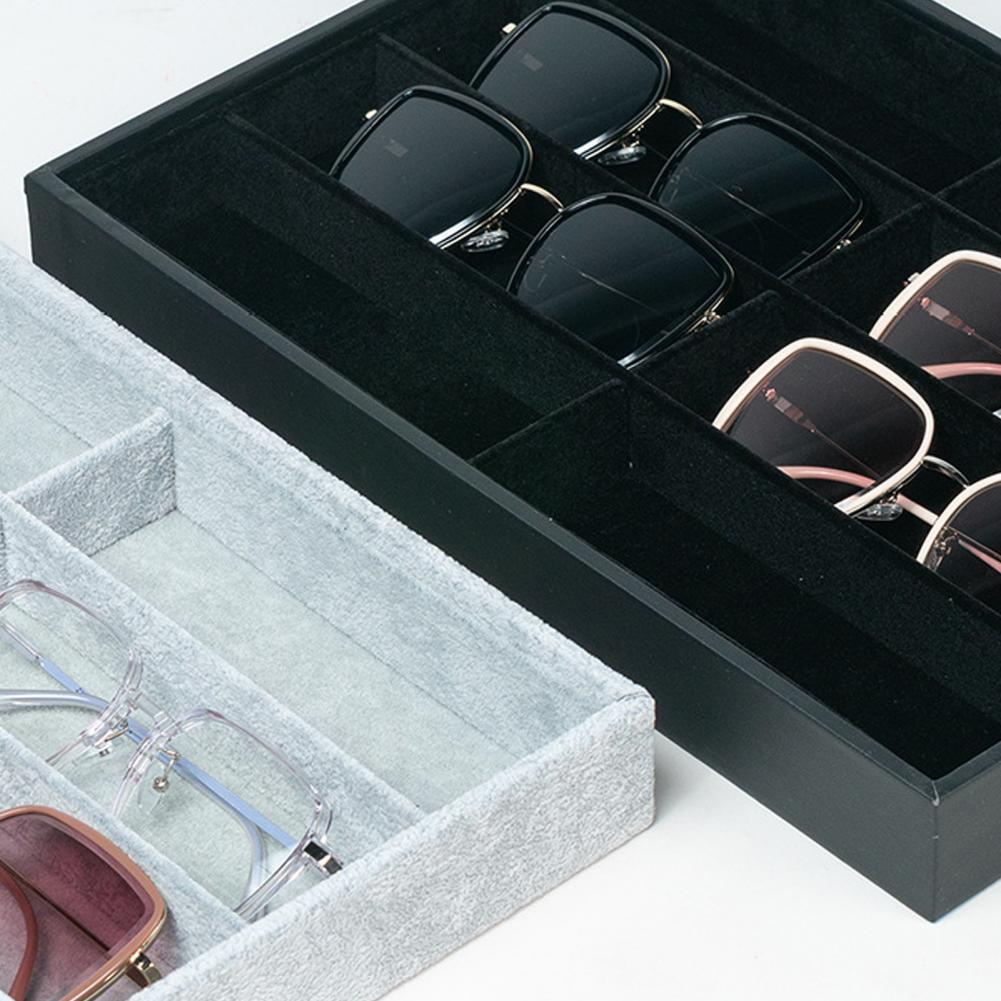 8 grade de veludo óculos titul - Men'S Accessories Tray avaliação e preço